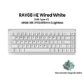 Akko RAY68 HE Mechanical Keyboard 65% Magnetic Switch Rapid Trigger 0.01mm 8K RGB with Lightbox Custom ESports Gaming Keybaord