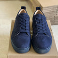 High Street Men's Increased Lace-up Round-headed Casual Shoes Red Shoes New 2026 Men's Fashion Low-cut Blue Casual Shoes