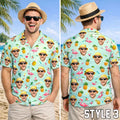 Custom Face Hawaiian Shirt, Funny Summer Beach | SAMAG