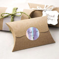 100 - Rainbow Laser Thank You Stickers 1inch Small - View 4 | SAMAG
