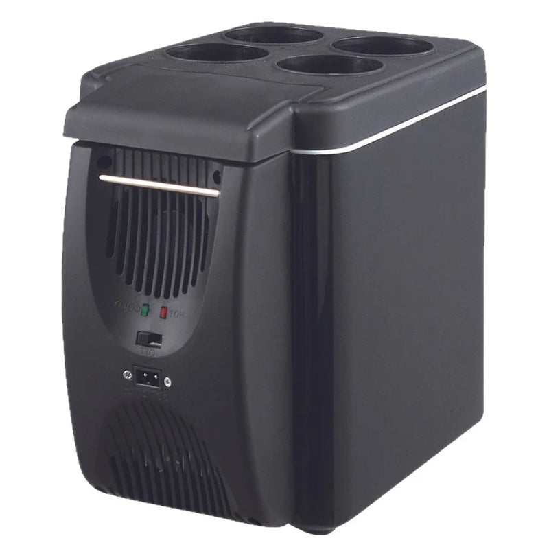 6l Portable Car Refrigerator, Small Mini Cooling Unit, Mini Refrigerator, Car Cooler Box, Bicycle Model Hot And Cold Box