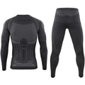 Men's Tactical Tight Fitting Seamless Thermal Underwear Outdoor Sports Function Breathable Training Design Cycling Thermal Suit