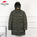 Naturehike Men Down Winter New Warm Thick Windproof Parkas Jackets Coat Men Autumn Fashion Hooded Slim Fit Casual Casual Parkas
