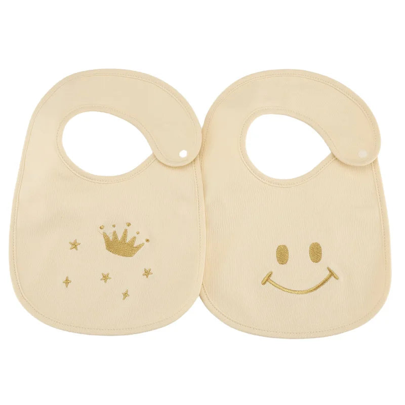 Korean Cartoon Newborn Baby Bibs Bear Rabbit Waterproof Saliva Towel Children's Feeding Bib Babies Accessories Cotton Burp Cloth
