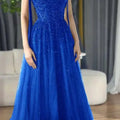 Customized Crystal Tulle A-line 2026 Evening Dresses for Women Red Shiny Sequined Party Dresses Strapless Princess Prom Dress