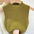 Women Knitted Tank Top Summer Fall Slim Sweater Short - View 11 | SAMAG