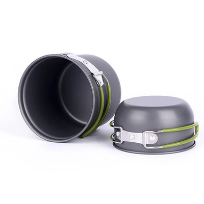 Ultralight Camping Pot Set: Cookware Mess Kit (Outdoor | SAMAG