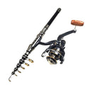 Telescopic Fishing Rod Reel Combo Full Set Portable Long Cast Realistic Soft Baits Minnow Lures Hooks Line For Freshwater Saltwa