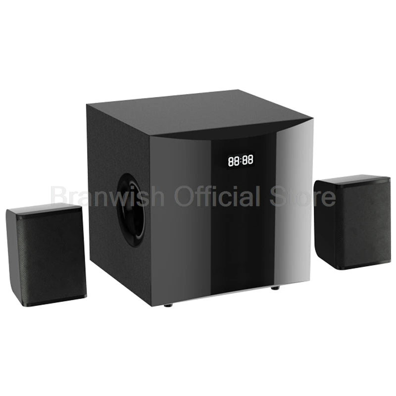 2.1 Sound Box Amplifier 31W High Power Bluetooth Speaker 4 Inch Subwoofer Home Theater Home Cinema 360°Sound System PC Audio Set