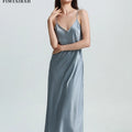 FIMTAIRAH   Sexy Comfortable  00% Mulberry Silk Nightdress  Silk home wear black  Silk Long Night Dress   Silk Nightdress Women1