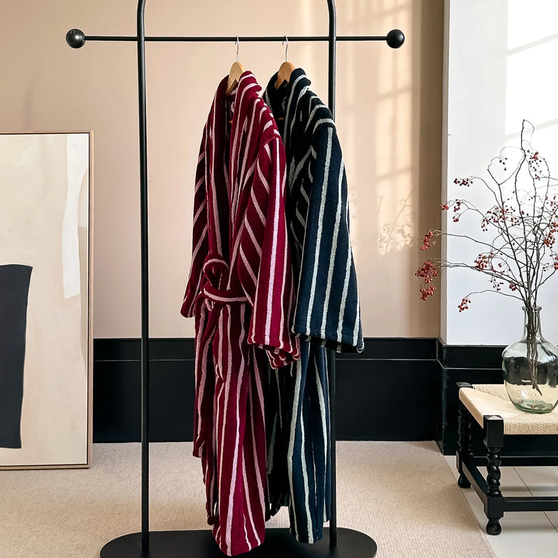 Retro Plaid Cotton Bathrobe Super Soft Absortion Hooded Loose Bath Robe Coat Towel V Neck Warm Sleepwear Robes Women Homewear