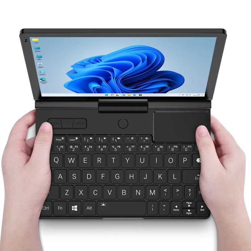 Fierce Turbocharged GPD Pocket 3 Mini Laptop 8-inch Intel Gold 7505 16GB RAM 512GB SSD Windows 11 Handheld Modular Notebook