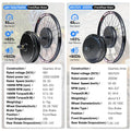 MTX Rim Ebike Conversion Kit 48V 1000W 1500W 2000W 20-29inch700C Rear Brushless Hub Motor Wheel for Electric Bike Conversion Kit