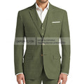 Summer Linen Suit Men Casual Party Classic Blazer Pants 3 Pieces Holiday Travel Tailor-made Breathable Cool Male Outfits