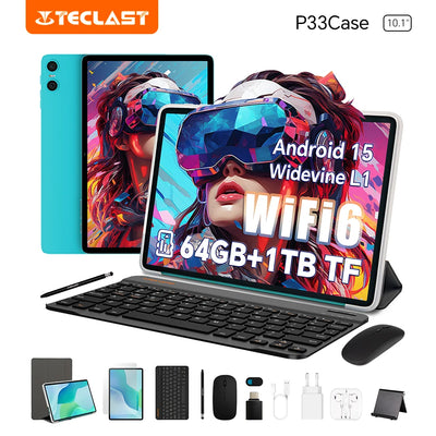 Teclast P33Case 10.1" Tablet Android 15 9GB(3+6GB) RAM | SAMAG