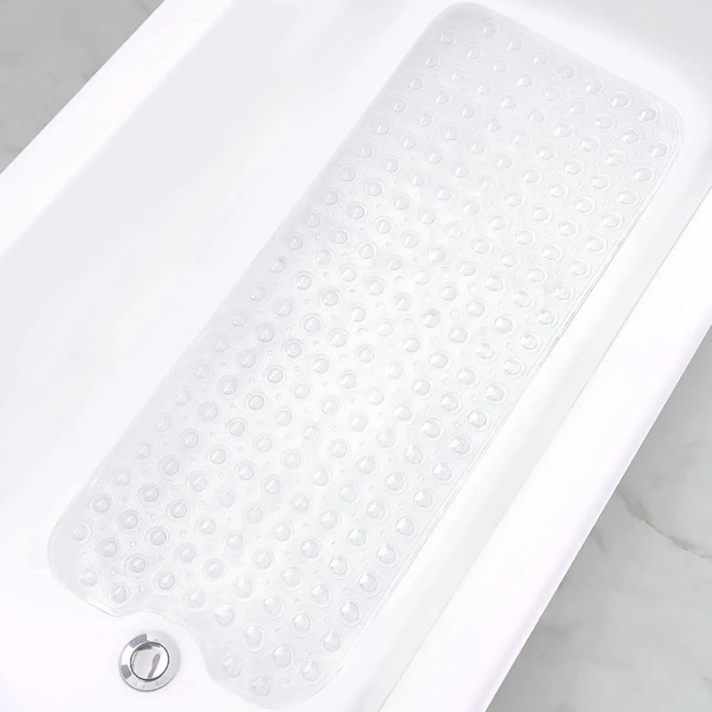 1pc Baby Bath Mat for Tub Non Slip Kids Bath Mat - 40x10cm Extra Long Cartoon Bathtub Mat Toddler Bath Mats with Suction Cups