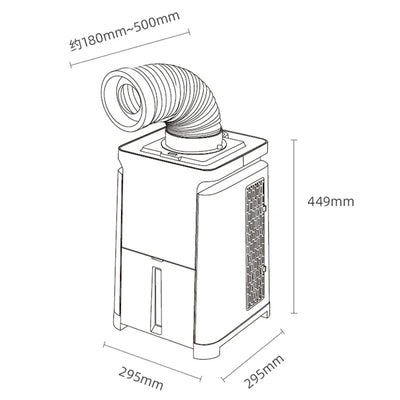 Portable Refrigeration DesktopCamping Air Conditioner | SAMAG