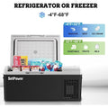15L Portable Car Refrigerator With AC Adapter Mini Cooler Fridge Fast Cooling