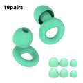 Quiet Ear Plugs for Noise Reduction – Super Soft, Reusable Hearing Protection for Sleep,Swim, Work 8 Ear Tips in XS/S/M/L