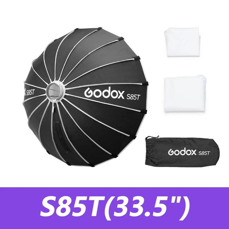 Godox S65T S85T S105T S120T Quick Release Umbrella Softbox Professional Foldable Softbox for Portrait Studio Photography