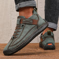 Brand Men's Flat Bottomed Outdoor Sports Lightweight Loafers Soft Sole Breathable New Casual Walking High-quality Driving Shoes