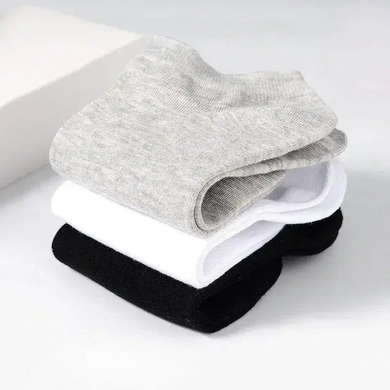 Pairs Women/Men Socks Breathable Sports Solid Color Boat | SAMAG