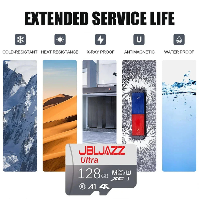 Reliable Quality V30 512GB SD Cards TF Cards Memory Card Micro TF SD Card 256GB Long Lasting 128GB 64GB for Gaming/Phone