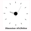 Nordic Wall Clocks Minimalist Wall Clock Art Decoration Clock Living Room Silent Mechanism Watch Aesthetic Decorating Items