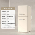 refrigerator retro single door double door small household kitchen refrigerated and frozen mini