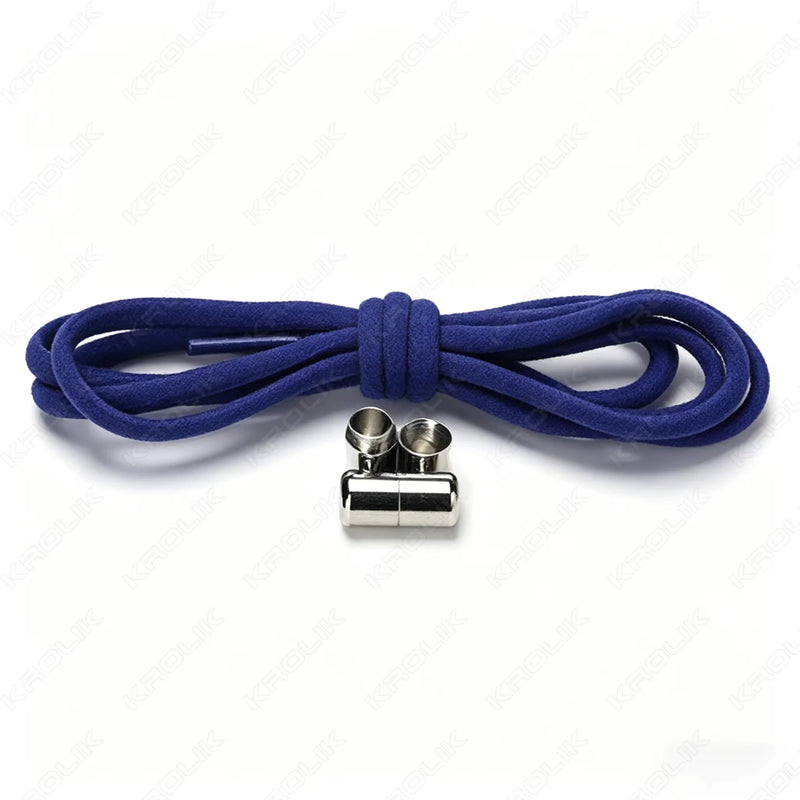 No Ties Lock Shoelaces Sneakers Elastic Shoelace Tie Free Shoe Lazy Laces Capsule Metal Lock Quick Shoe Strings for Adult Kids