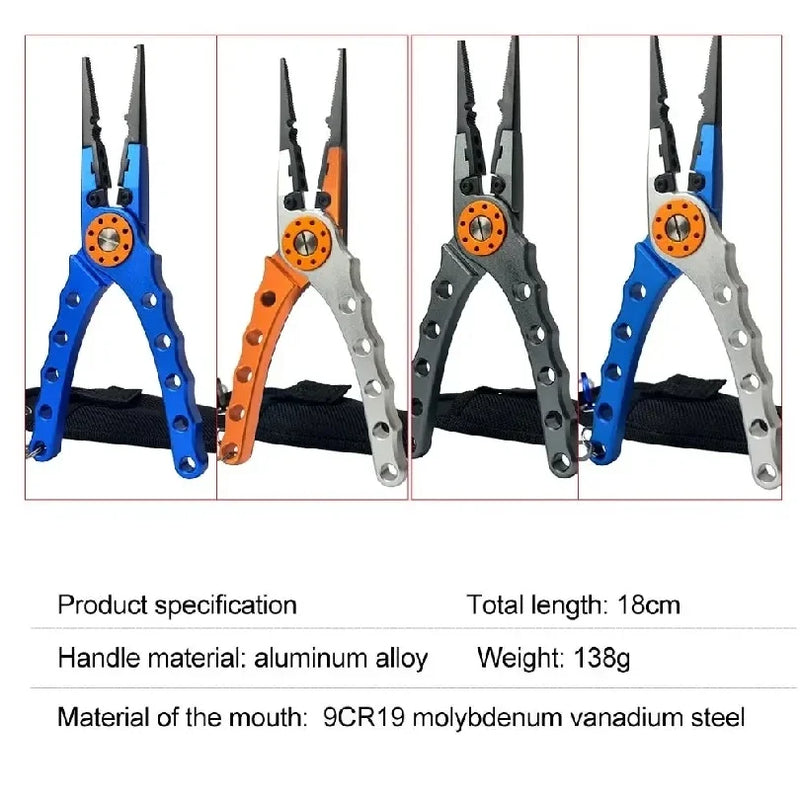 Fishing Pliers Line Cutter Multifunctional Knot Aluminum | SAMAG