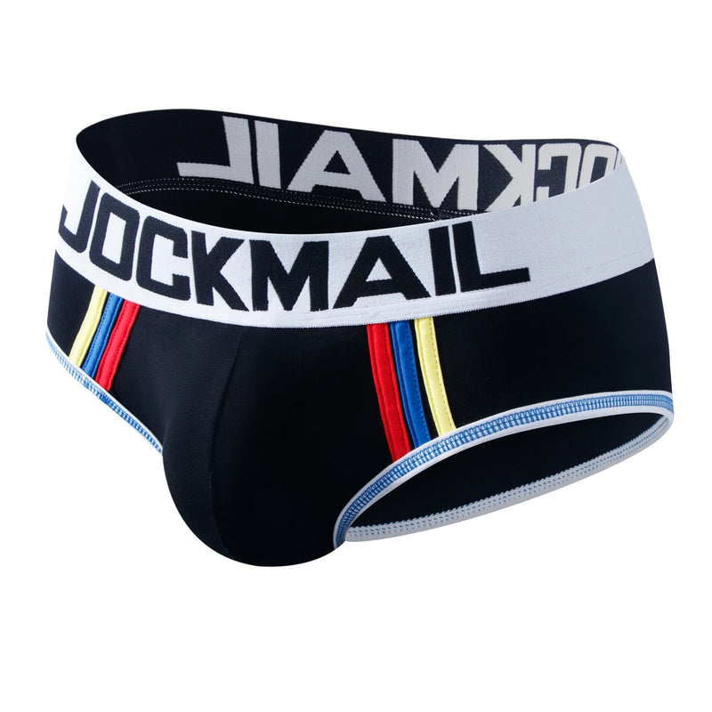 JOCKMAIL Brand Cotton Men Underwear Brief Sexy Gay Penis Pouch Push up calzoncillos hombre slip cueca Gay Underwear male panties