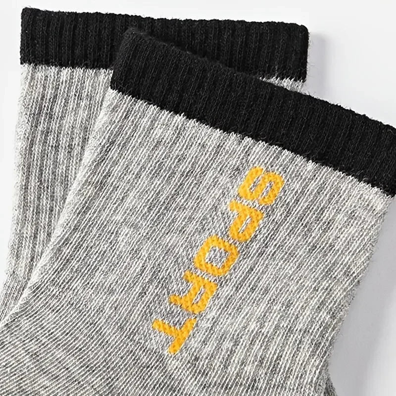 5pairs Men's Quarter Length Athletic Socks For Sports | SAMAG