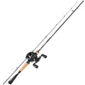 Sougayilang DC Baitcasting Fishing Rod Reel Combo 1.8m MH Full Carbon Rod 7.2:1 Gear Ratio 10kg Max Drag Fishing Tackle