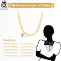 ORSA JEWELS 925 Sterling Silver 3mm Gold Flexible Flat Chain Herringbone Snake Chain Necklace for Women Neck Chain Jewelry SC35