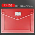 A3 Extra Large Document Bag Snap Button Bag 8k Drawing Paper Simple Data File Painting Work Storage Bag Large Information Bag