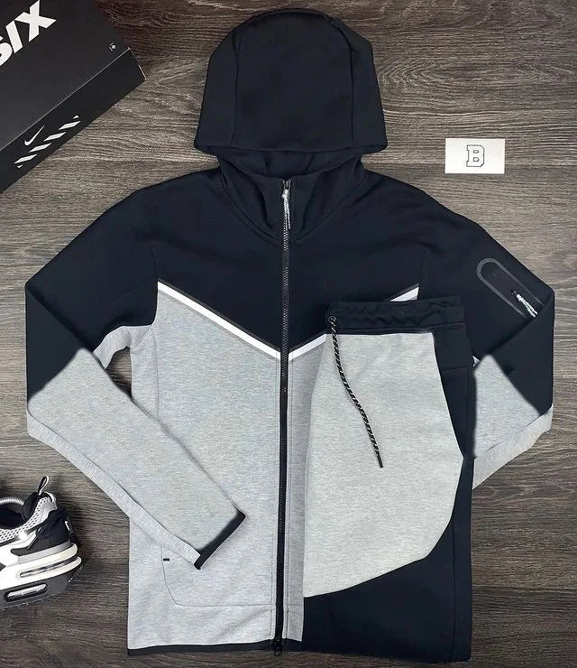 Men's new jogging suit, sweater, hoodie, jacket, sweatpants, 2 - piece fashion casual autumn and winter - View 4 | SAMAG