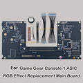 New Enhanced Replacement Motherboard (Single-Chip) With Colorful RGB Lights Without CPU For GAMEGEAR GG Gaming Console