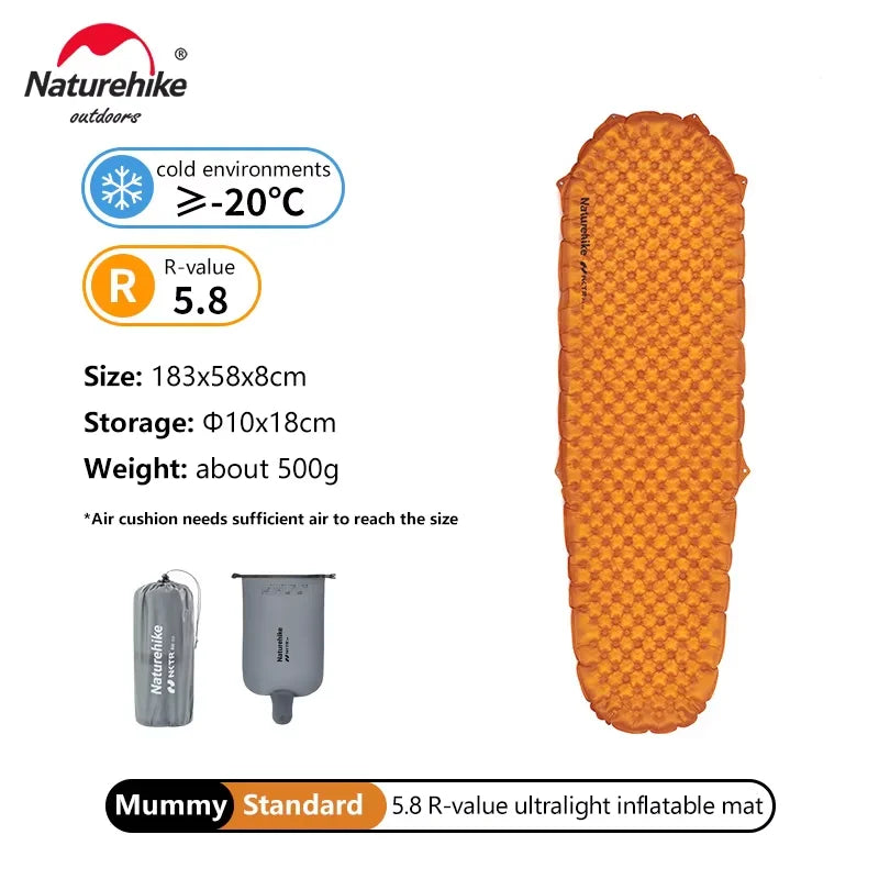 Naturehike Inflatable Mat Ultralight 5.8 High R Value | SAMAG