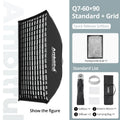 AMBITFUL 30*120cm 60*90cm Bowens Mount Strip Softbox Grid Side Wings Open Mattbox Photography Quick-setup Studio LightBox Q7