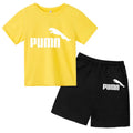 3-12Y Kids Summer Casual Letter Print 2-Piece Set Soft | SAMAG