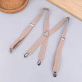 Elastic Adjustable Suspenders For Adults And Kids - Men Women Braces Set For Children Boys Girls Wedding - Visuel 13 | SAMAG