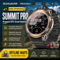 2026 Military Satellite Offline Map GPS Smart Watch Men 1.43''AMOLED Bluetooth Call Compass 5ATM Waterproof 170+Sport Smartwatch