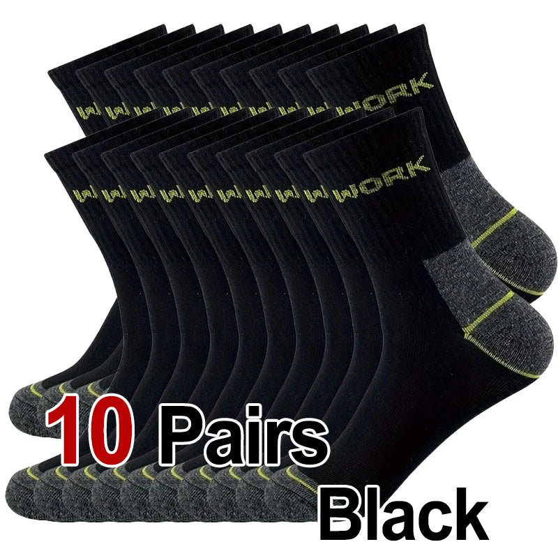 Pairs High-Quality Men Business Odor Proof Mid Tube Socks | SAMAG