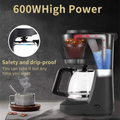 124Coffee Maker, 3-in-1 Single Serve Coffee Maker, Pod Coffee Maker for K-Pod Capsule Pods, Ground Coffee Maker, Leaf Tea Maker