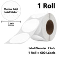 700pcs/Roll 40*20/40*30/50*30mm Print Supplies Thermal Label Sticker Paper Waterproof Supermarket Price Blank Label Direct Print