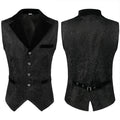 Men's Vests Medieval-Style Vintage Costume Tuxedo Sleeveless Vests European Vintage Stage Halloween Costume Gothic Jacket Set