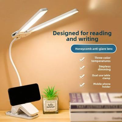 USB Rechargeable Clip - On LED Desk Lamp - Eye - Caring | SAMAG