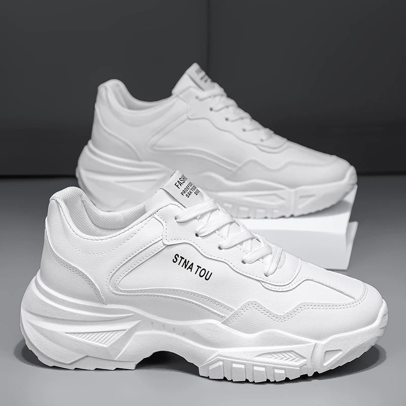 Men's Shoes 2025 New Fashionable and Versatile Casual Shoes Thick soled Anti slip Sports Shoes
