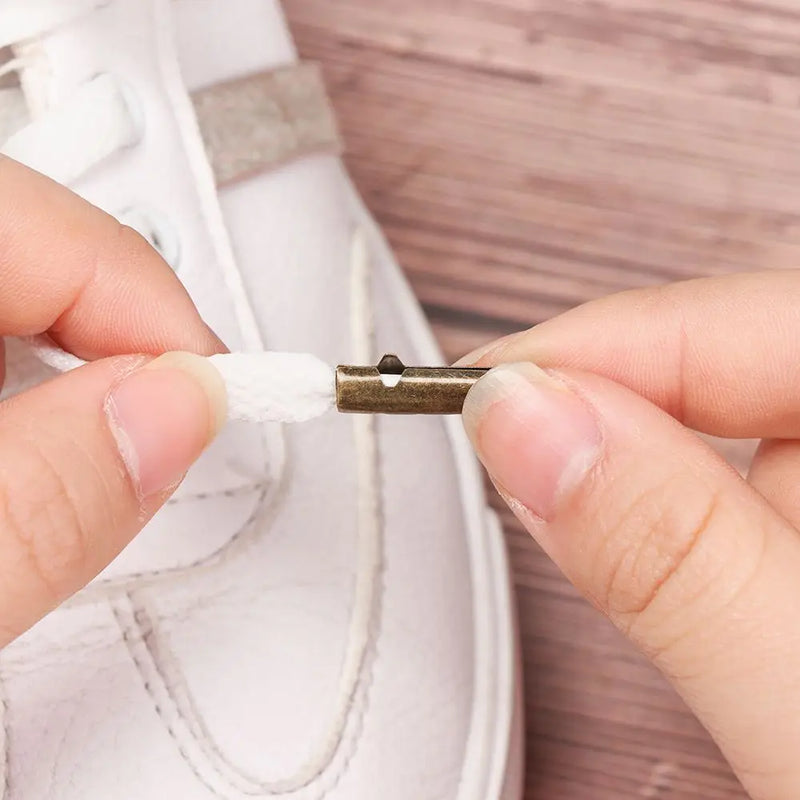 50Pcs Replacement Shoe Lace Head Professional Shoelaces Repair Ends Shoestrings Bullet Aglets Tip Shoes Accessories for Unisex